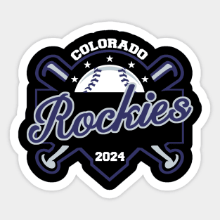 Rockies Baseball Sticker